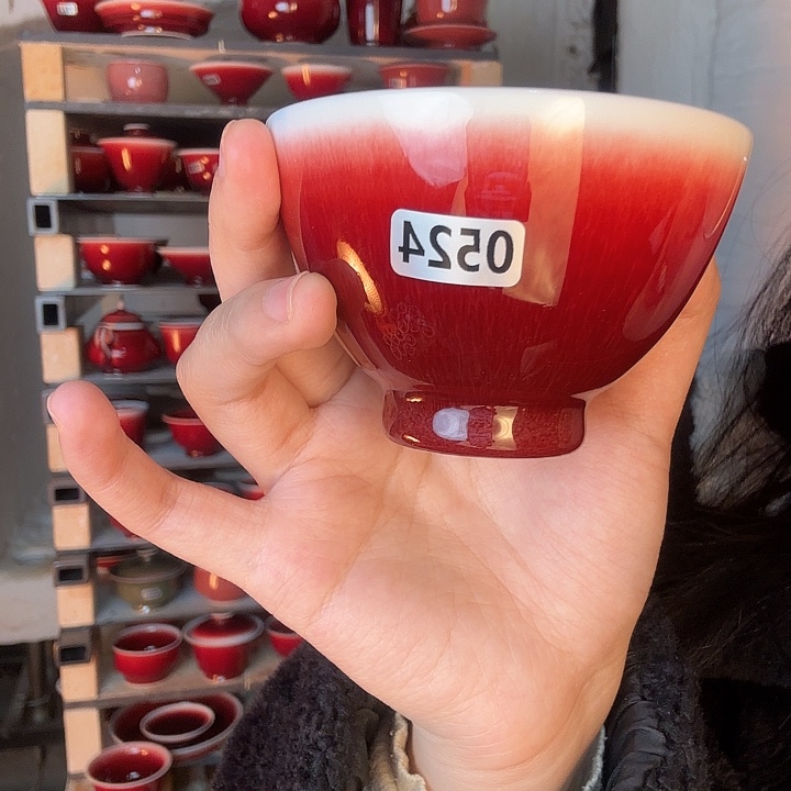 瓷片景德镇郎红陶瓷