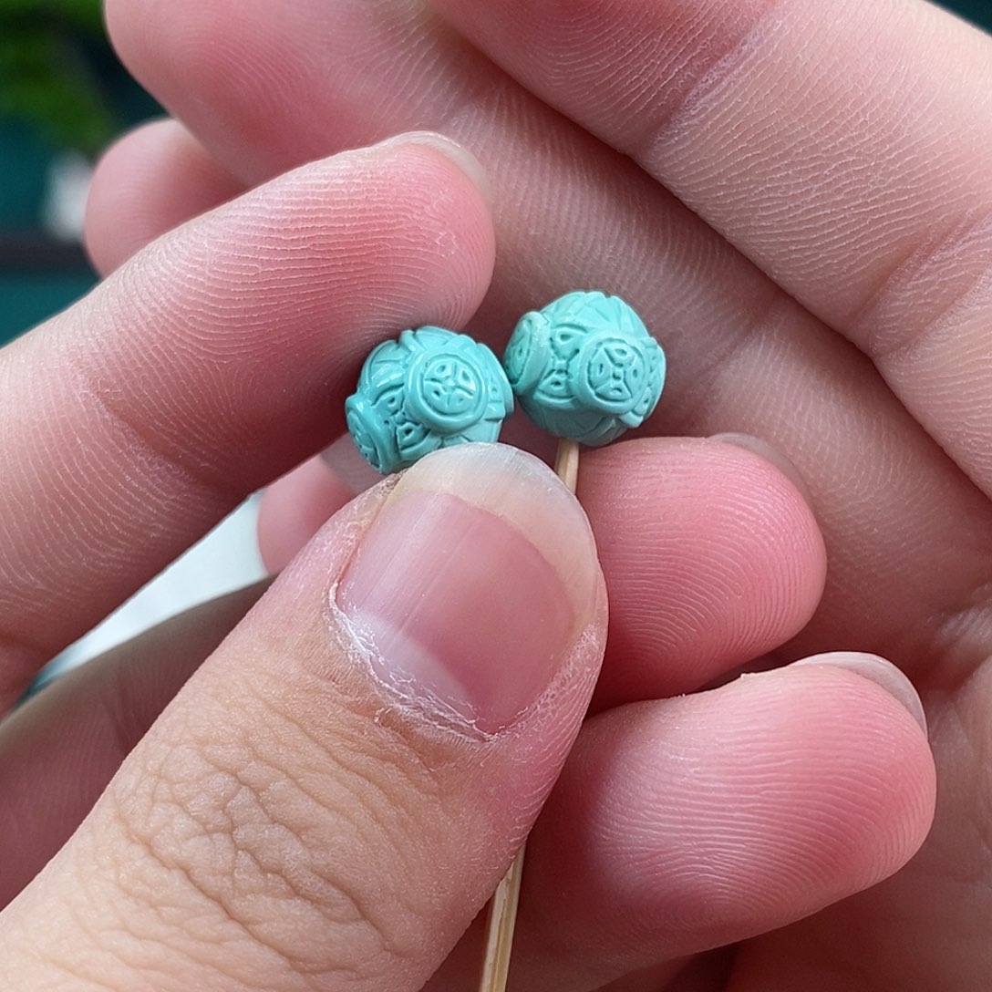 绿松石珠宝奇石未镶嵌