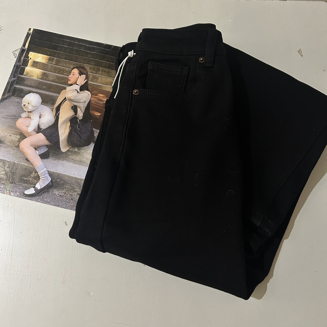 6958女装韩版时尚百搭牛仔裤100