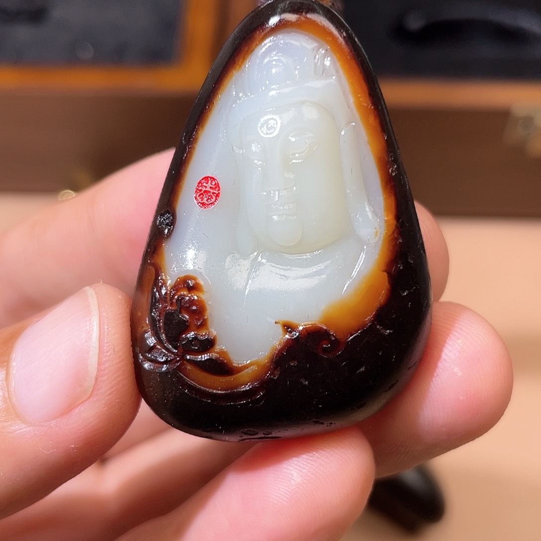 和田玉颈饰未镶嵌A7 