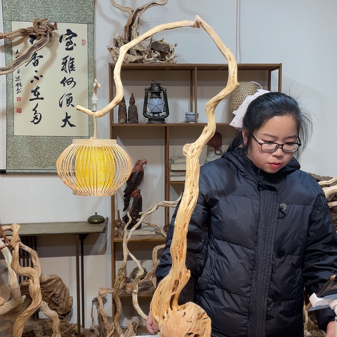 柏木杜鹃根根艺摆件