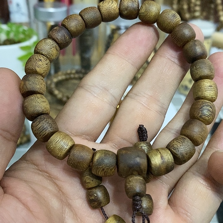沉香手串单圈鼓珠10mm手持多样性发1