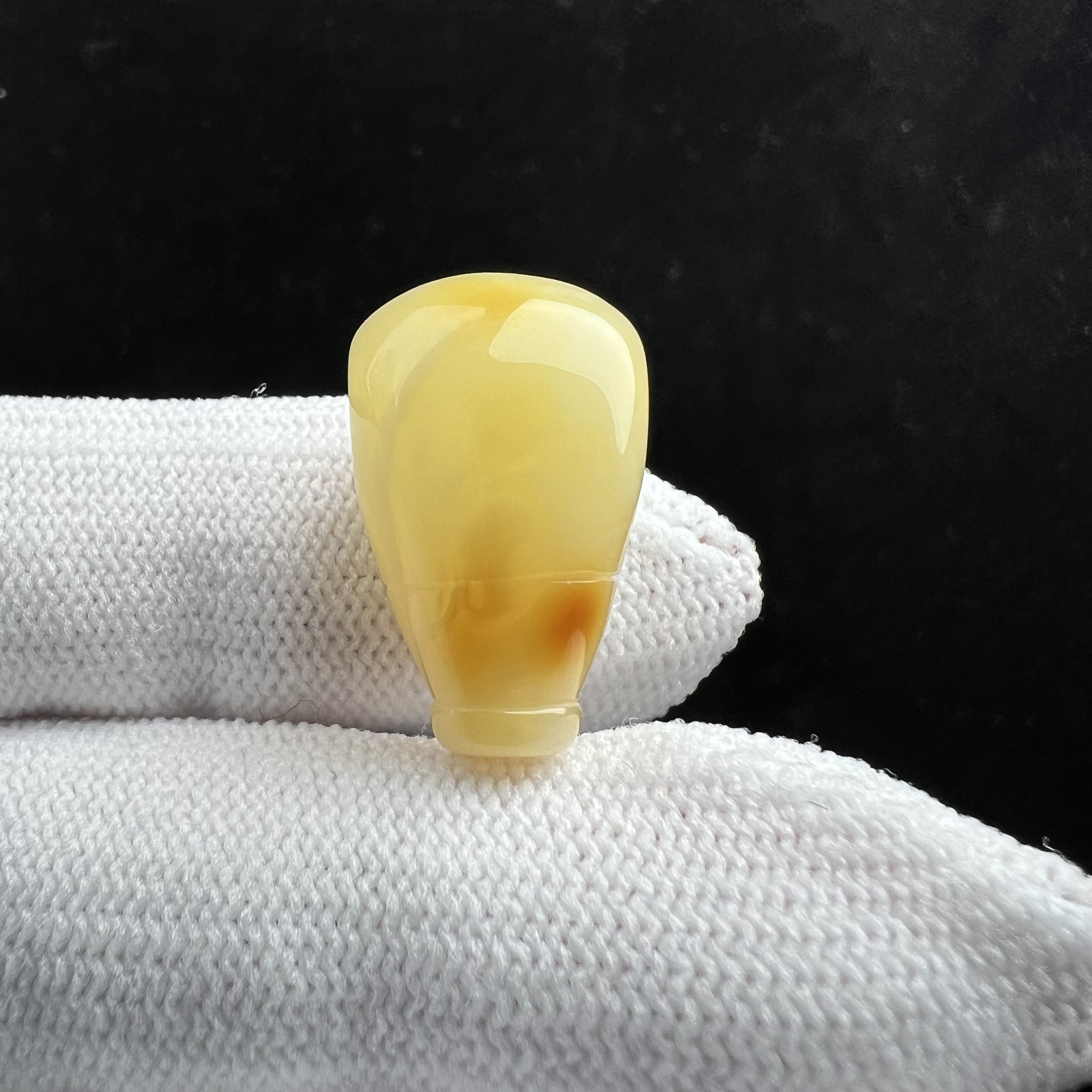 Z2149天然原矿蜜蜡 三通13.6*22*13mm支持复检 假一罚四