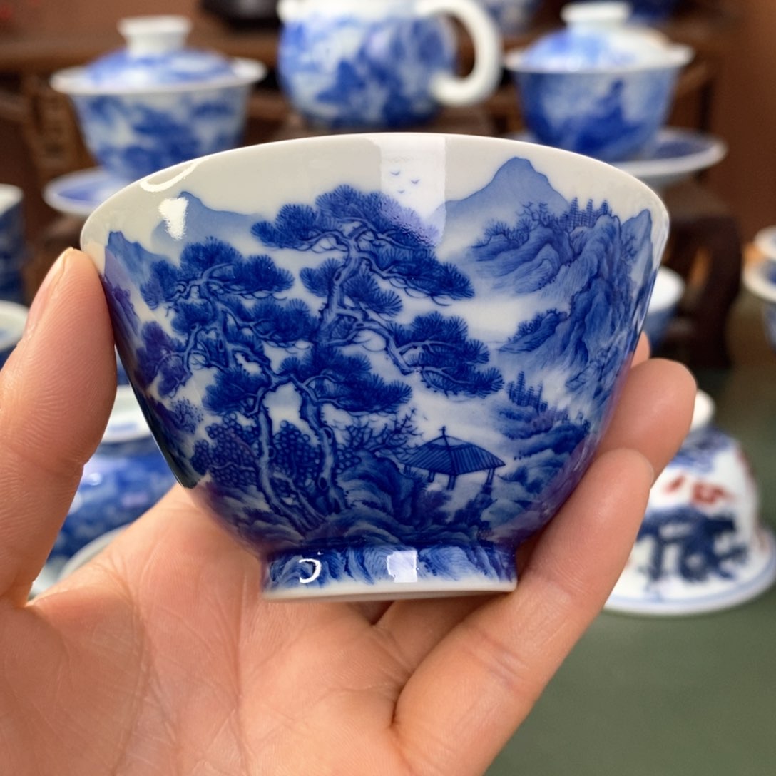 杯景德镇陶瓷手工手绘