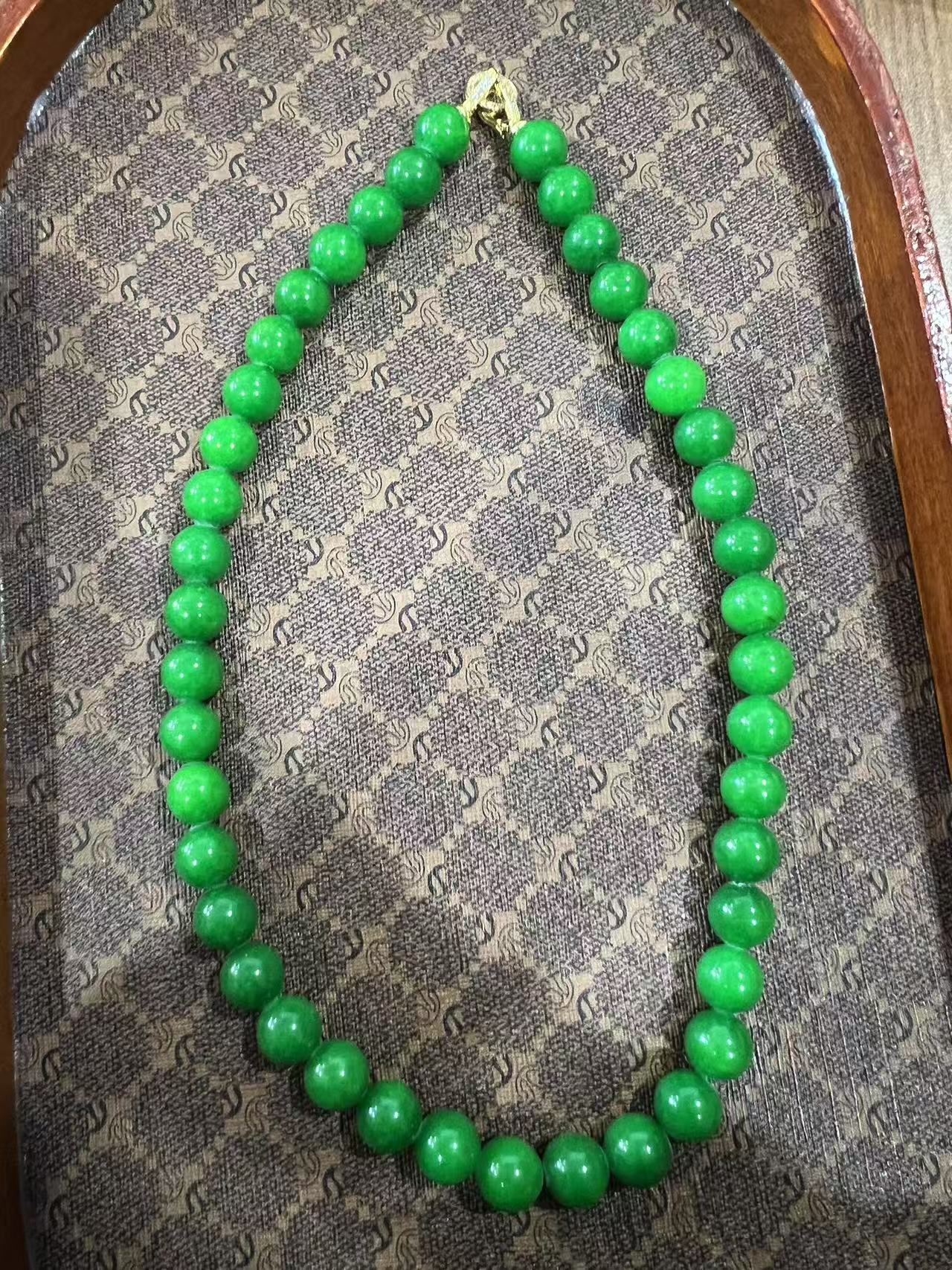 【晶维娅}翡翠项链12+RX135