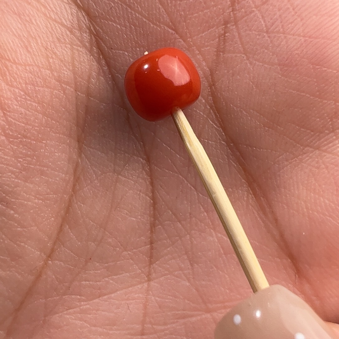 南红玛瑙未镶嵌珠宝奇石8mm