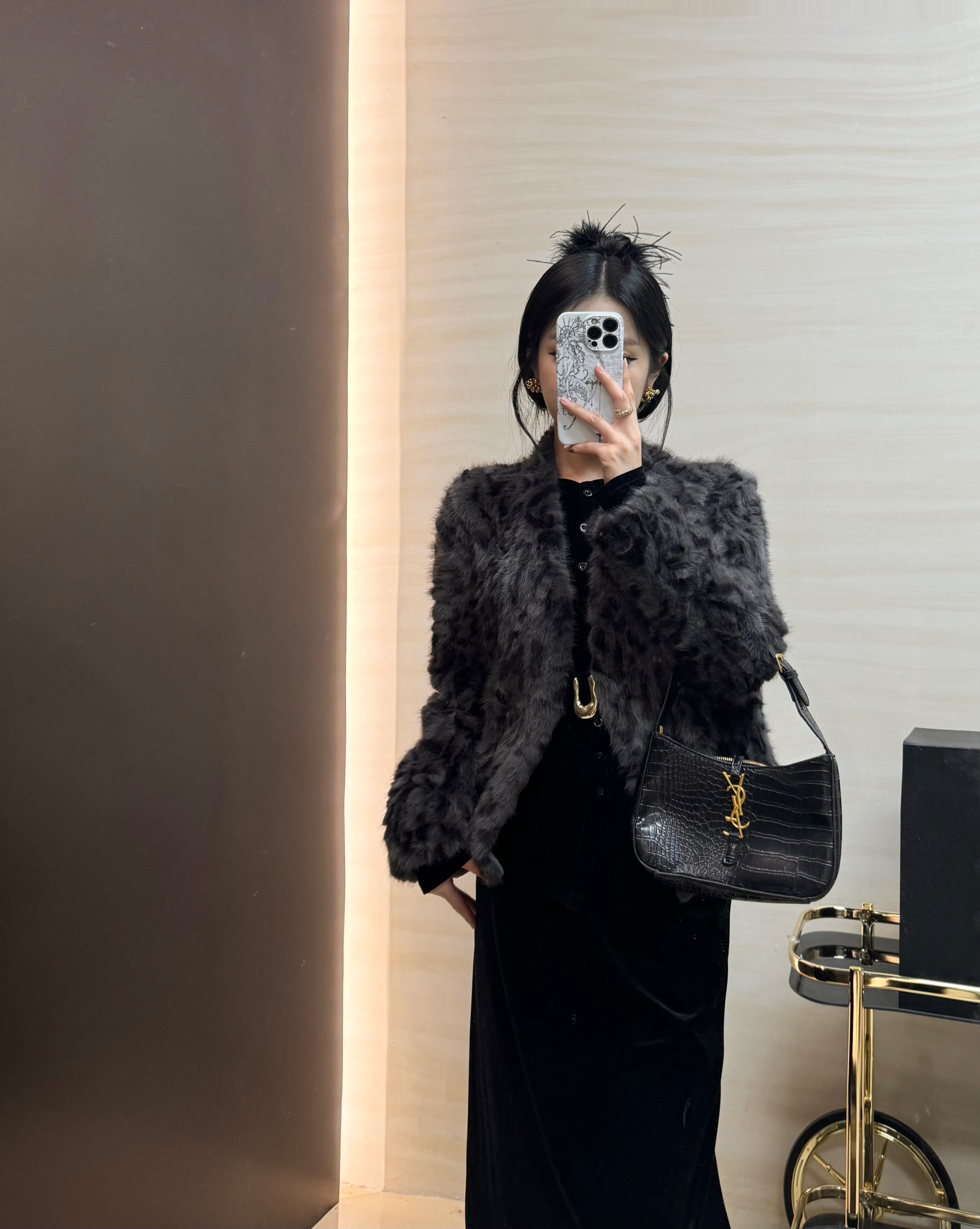 欧货2025冬季新款豹纹短外套秋冬高级感洋气轻奢复古小众百搭休闲