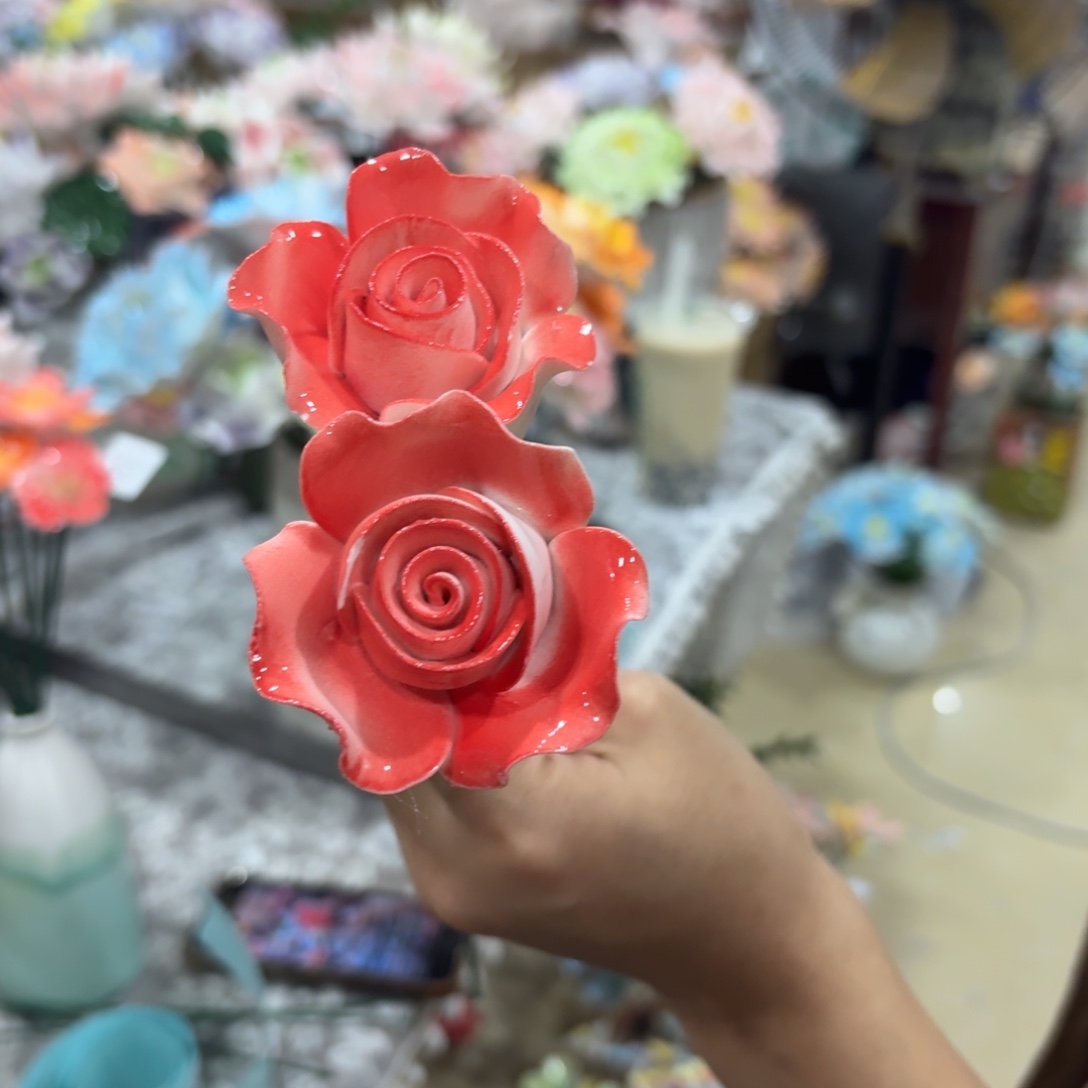 陶瓷花，拍满20发货，退款拉黑