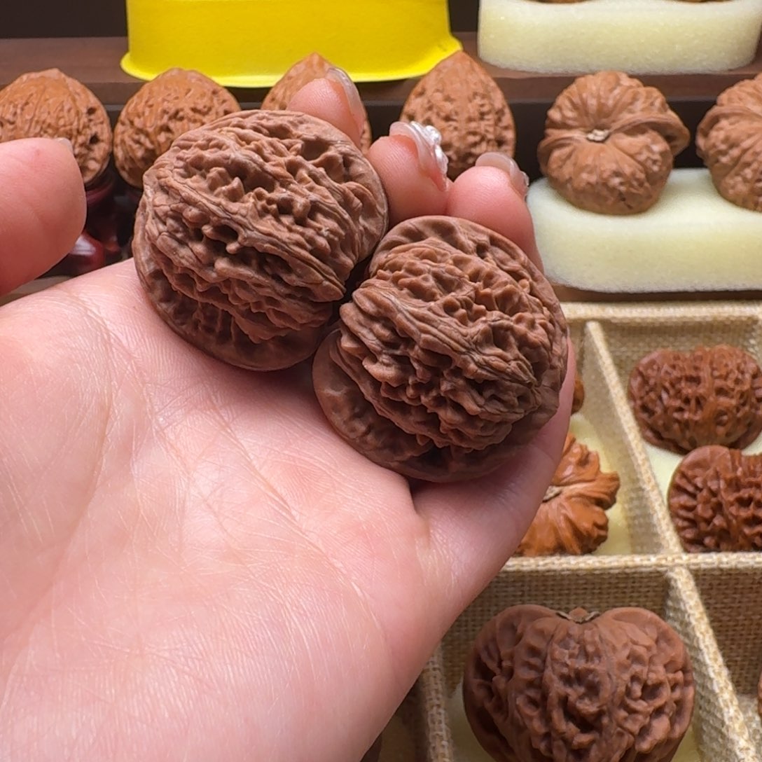 吊坠文玩核桃37全品四座楼