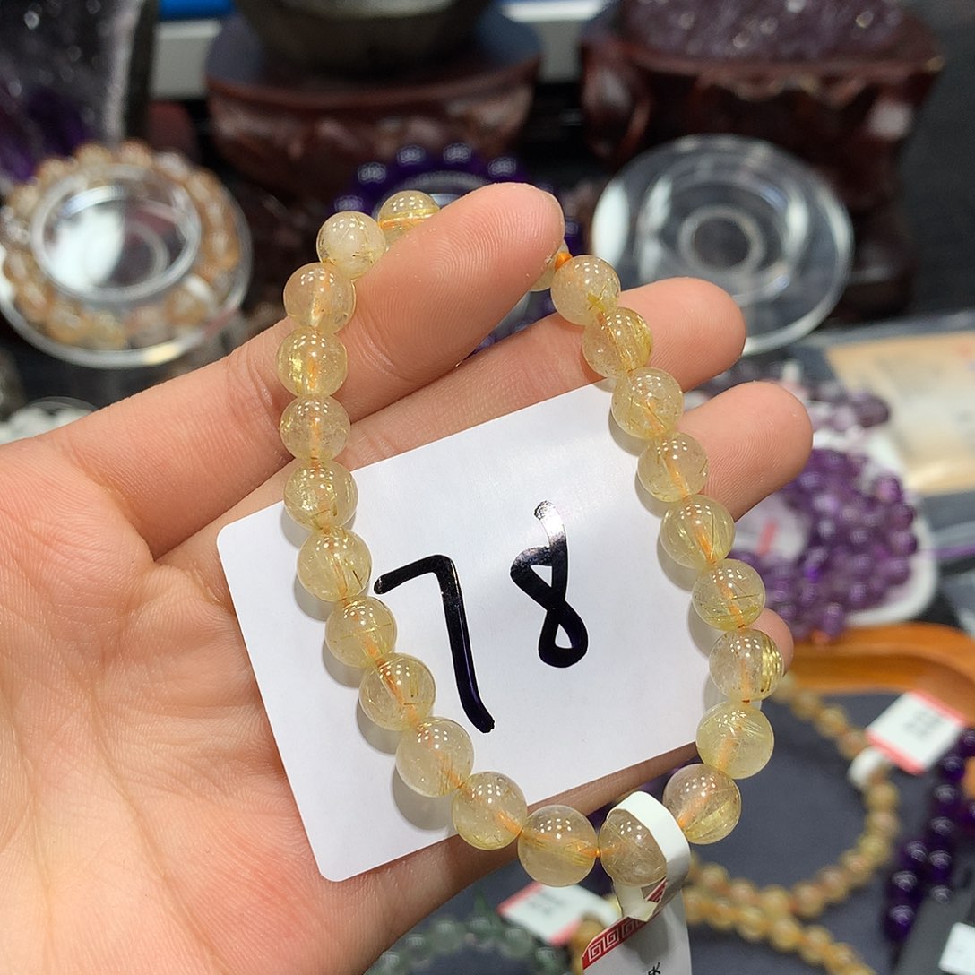 水晶手链未镶嵌天然