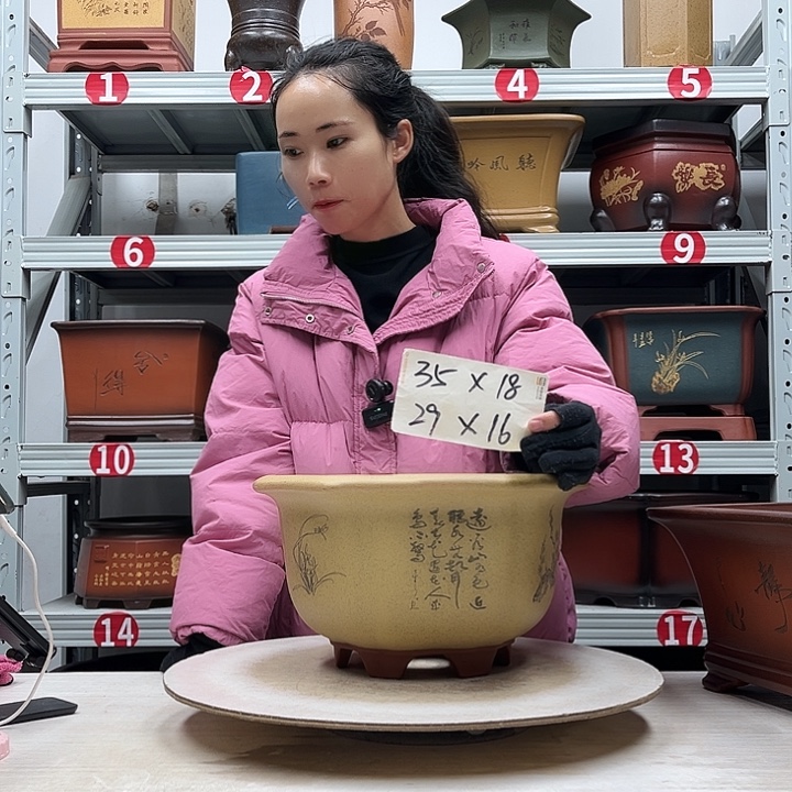 紫砂花盆紫砂花盆