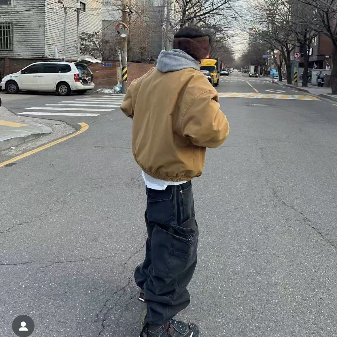 G家黑石斜挎大容量斜挎包