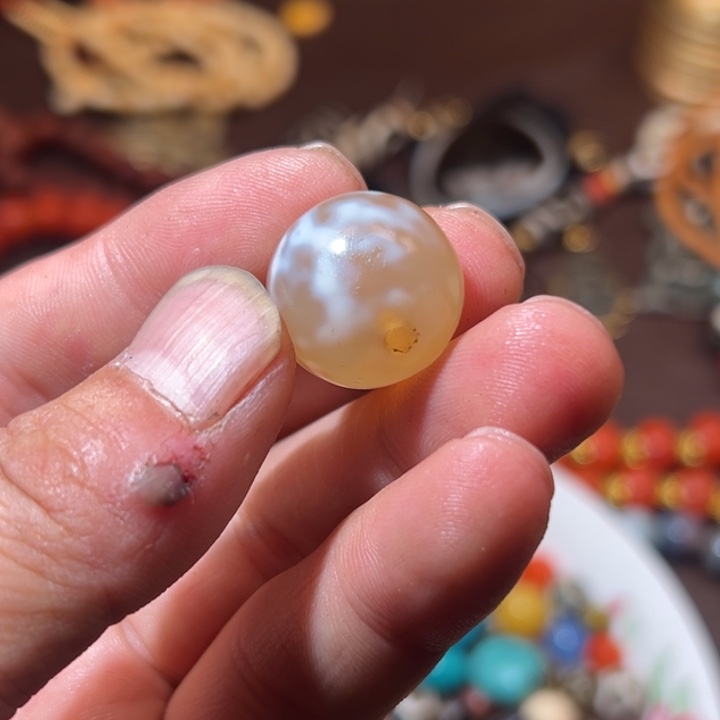 星月菩提吊坠冰***啡星月菩提6777