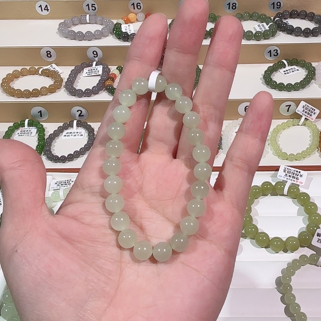 和田玉手链未镶嵌a