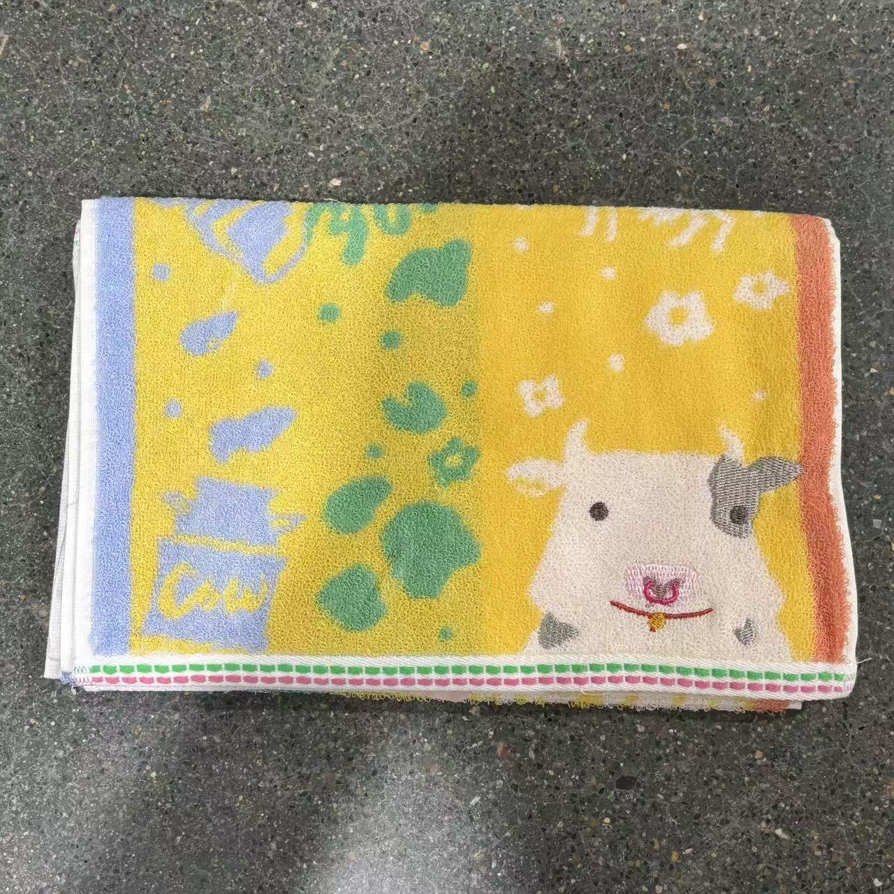 656全棉亲肤儿童毛巾（50*25cm）