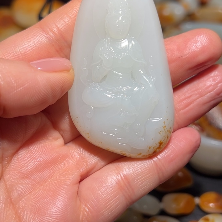 和田玉挂件未镶嵌1*0