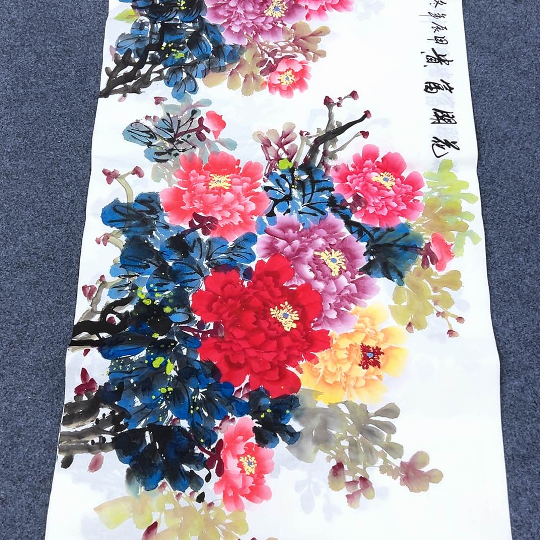 国画国画作品宣纸纯手绘