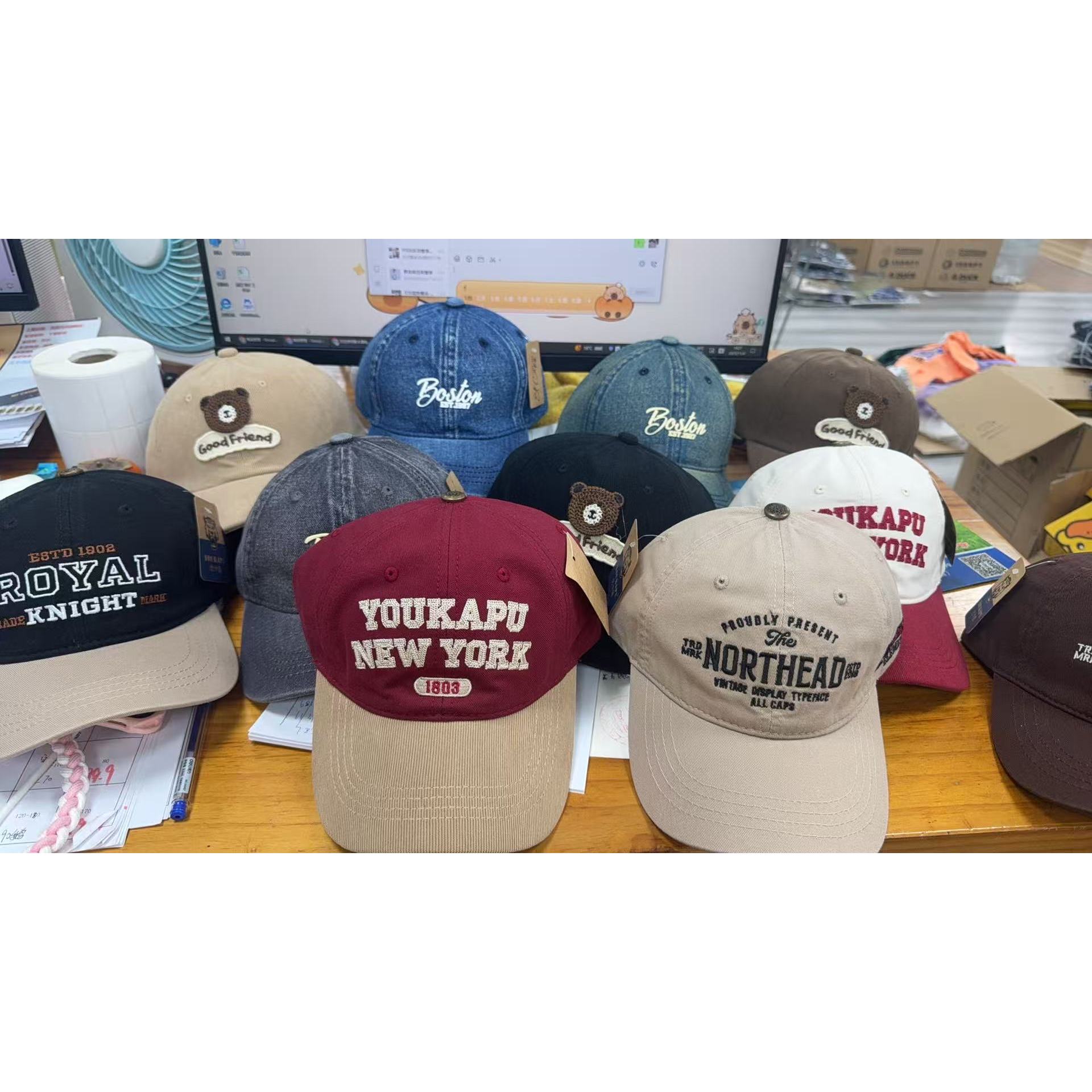 888福利颜色款式随机发儿童帽子FL066