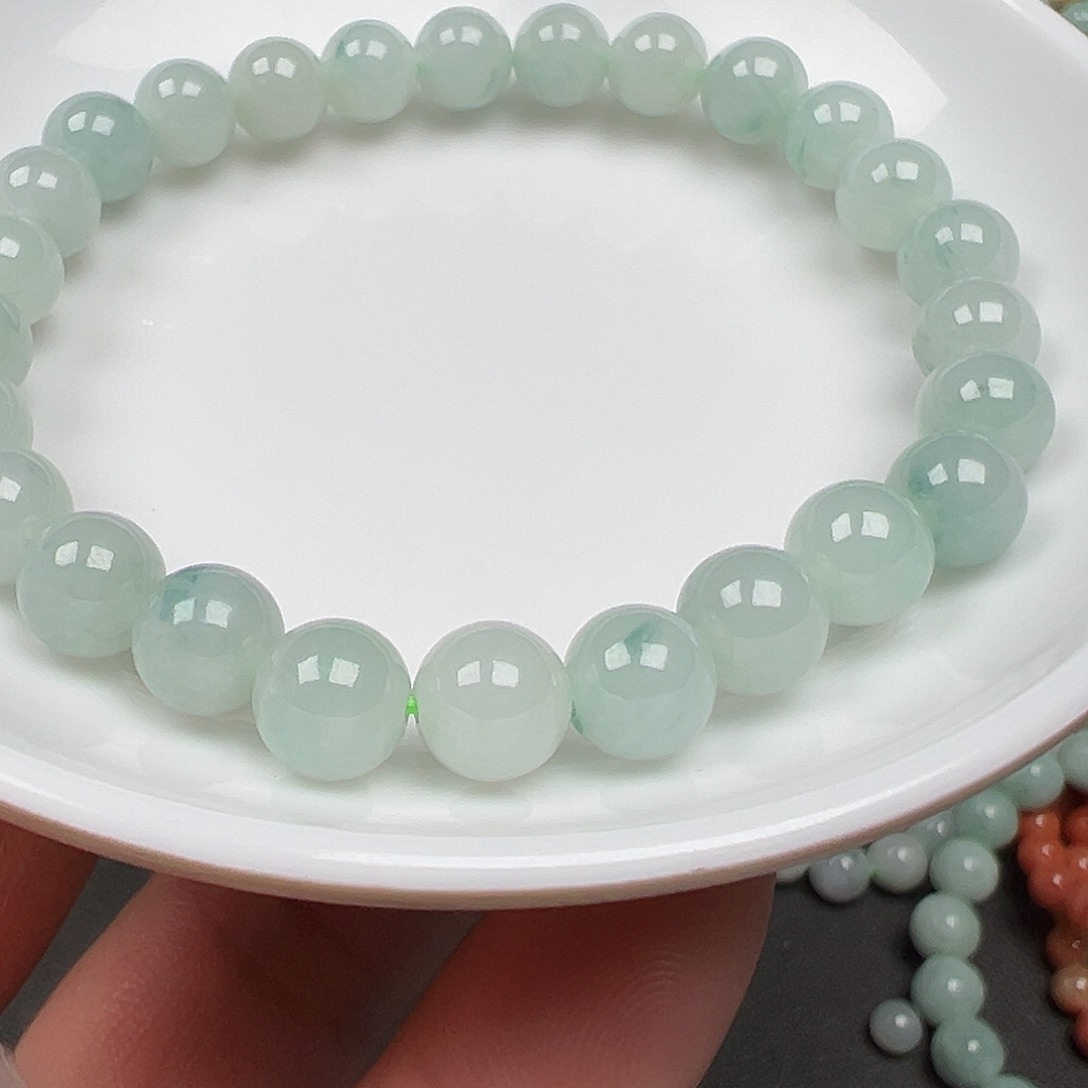 翡翠手链未镶嵌小*货主老华