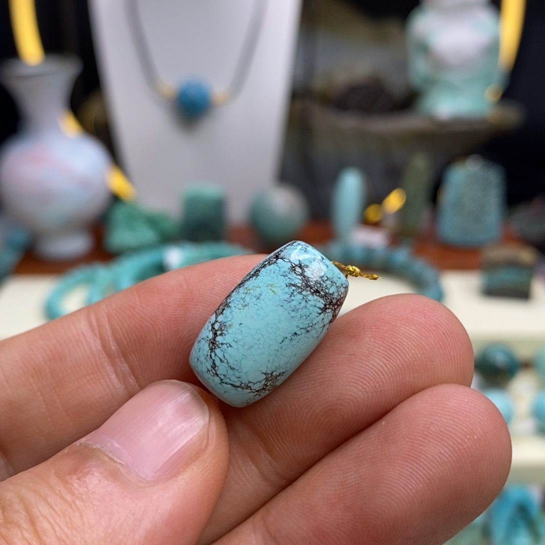绿松石未镶嵌珠宝半成品