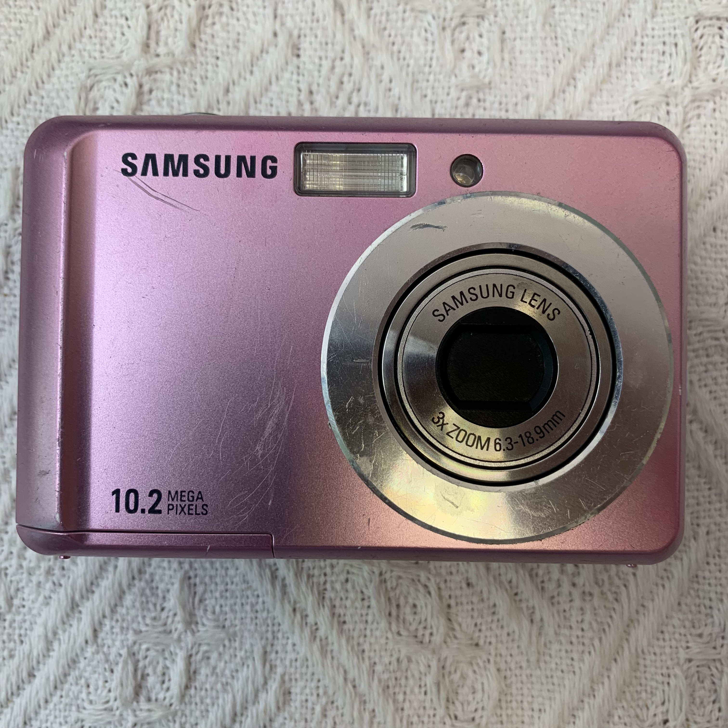 9新 Samsung/三星 ES15 粉色蓝调机器 默认瑕疵 NO退NO换