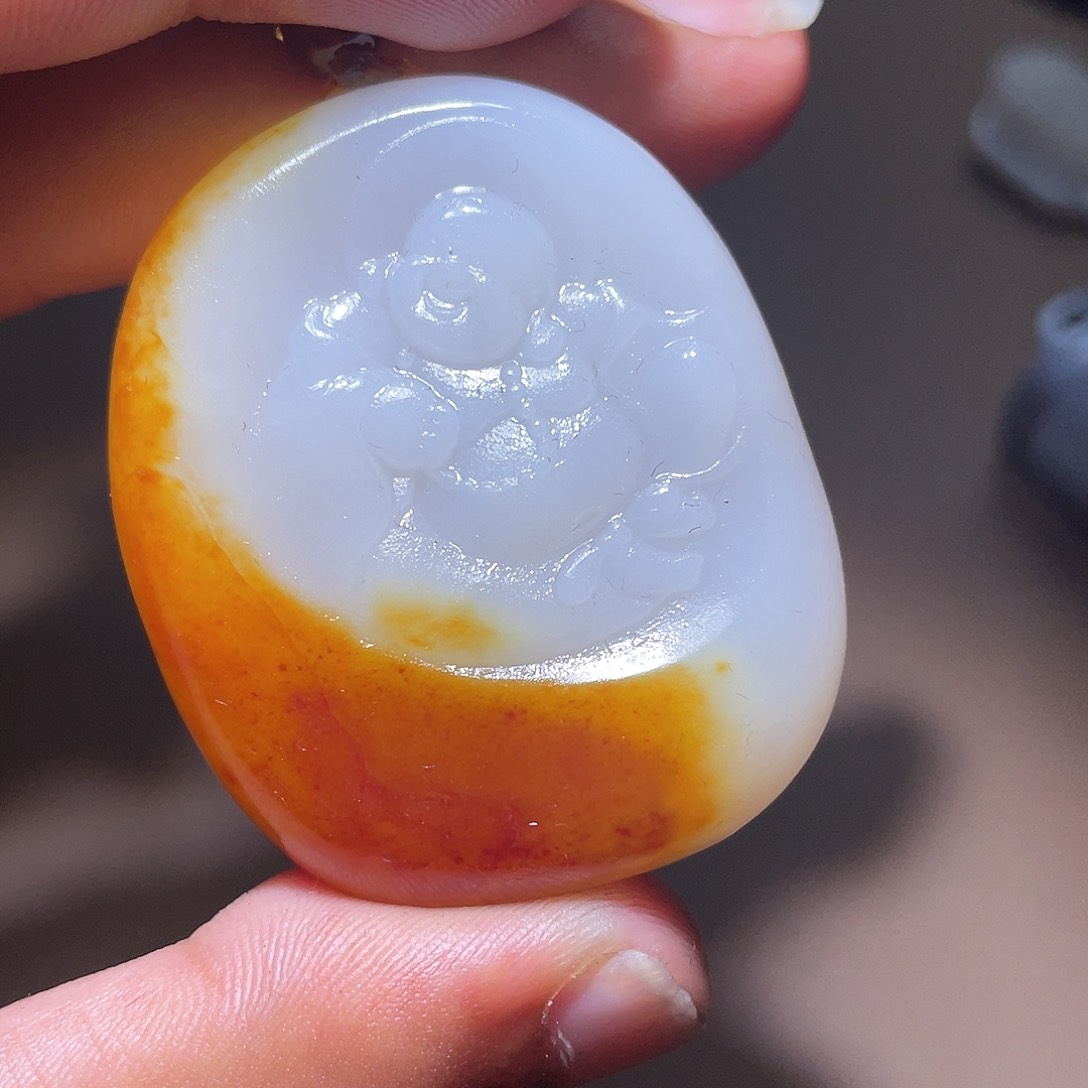 和田玉未镶嵌颈饰D2