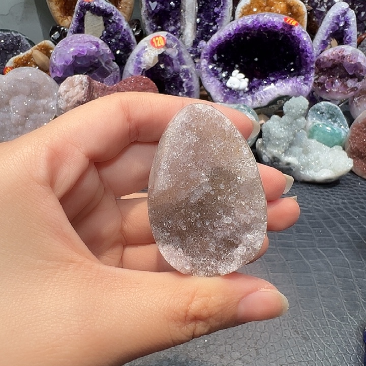 紫晶未镶嵌珠宝半成品