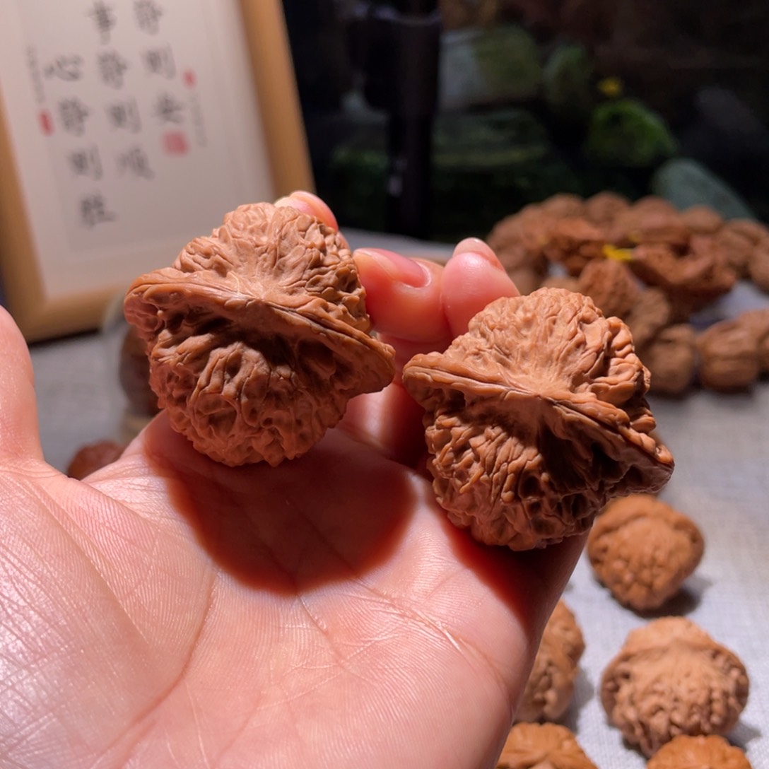 桃核把件45全品龙脉元宝