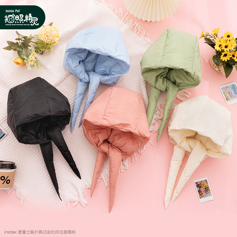 羽绒帽兜一个（颜色随机）