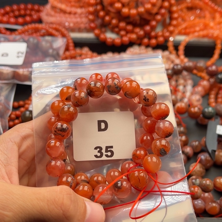 南红玛瑙未镶嵌多样性发货默认微瑕称重10mmx2