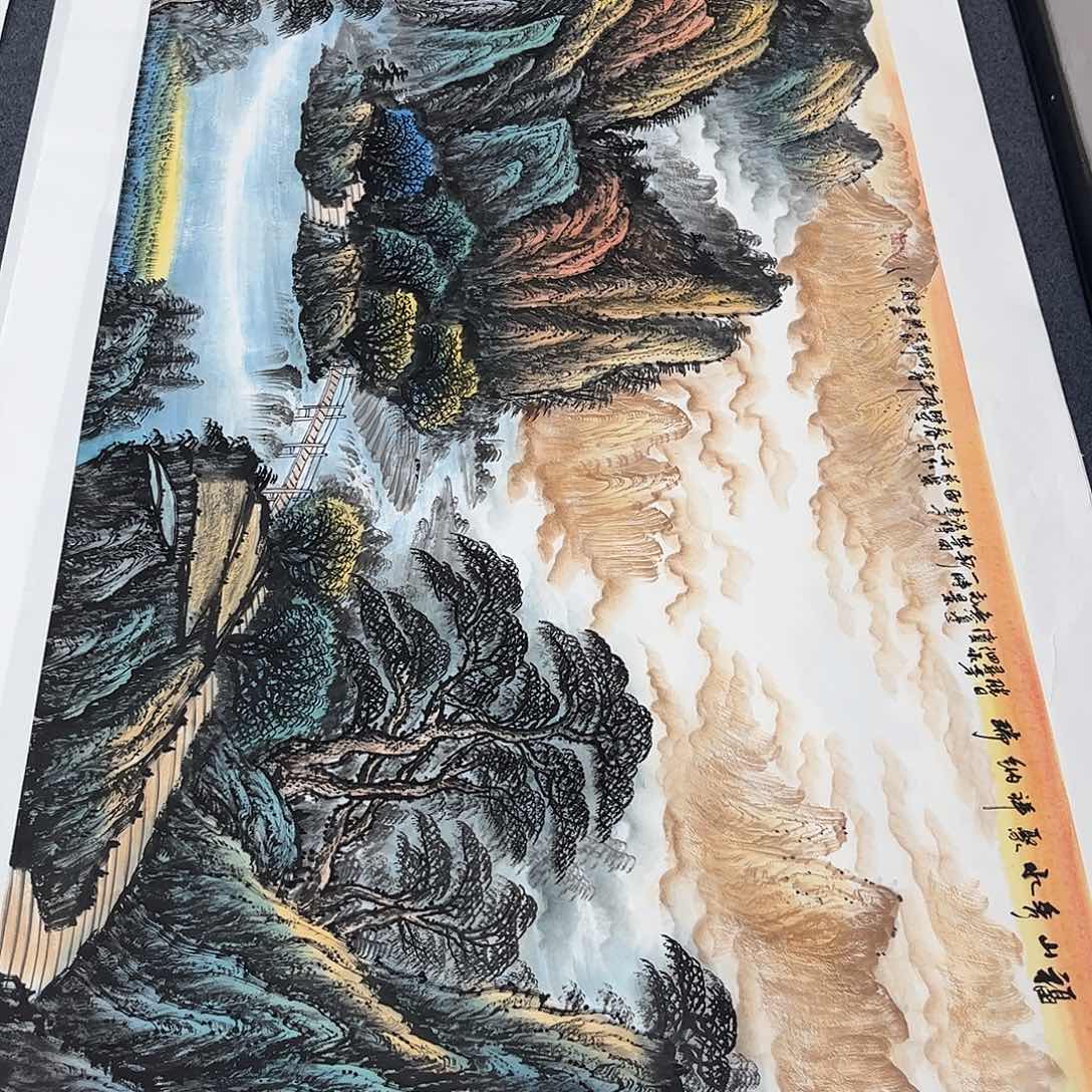 国画国画作品宣纸纯手绘