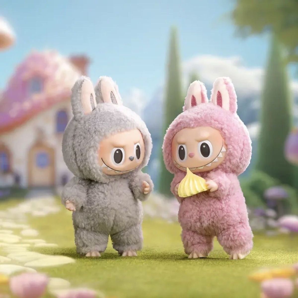 1.0心动马卡搪胶毛绒挂件盲盒