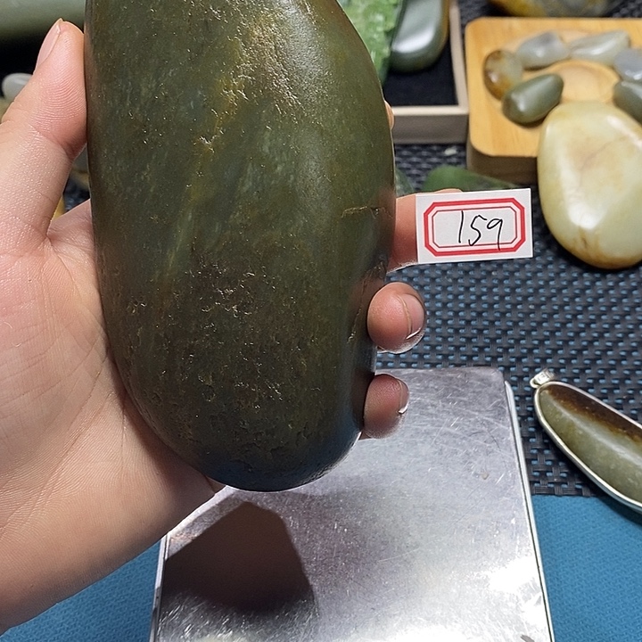 和田玉未镶嵌挂件159