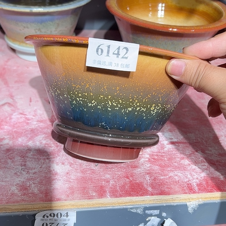 口15 手工花盆满30包邮