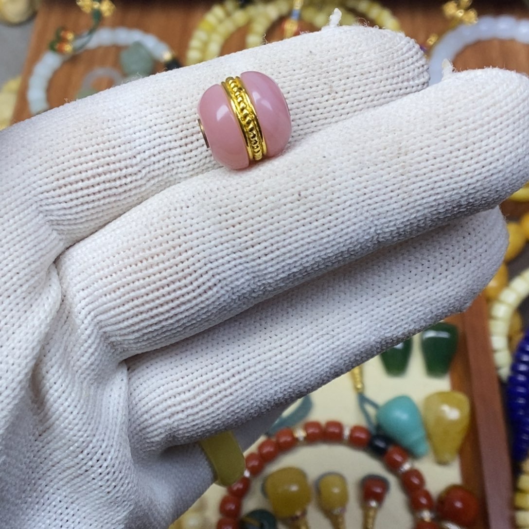 玛瑙/玉髓合金耳钉12