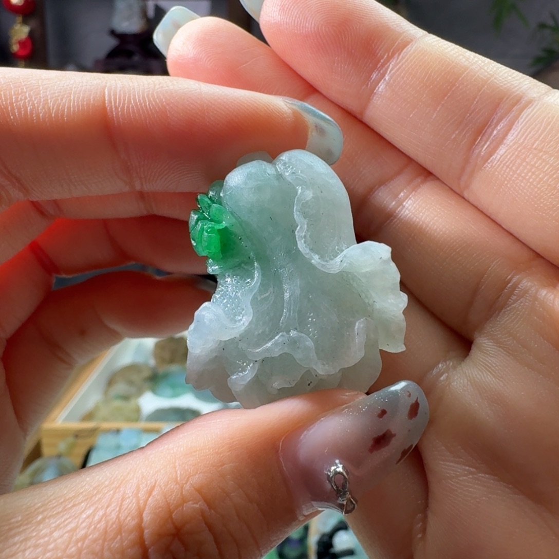 定制翡翠未镶嵌白菜
