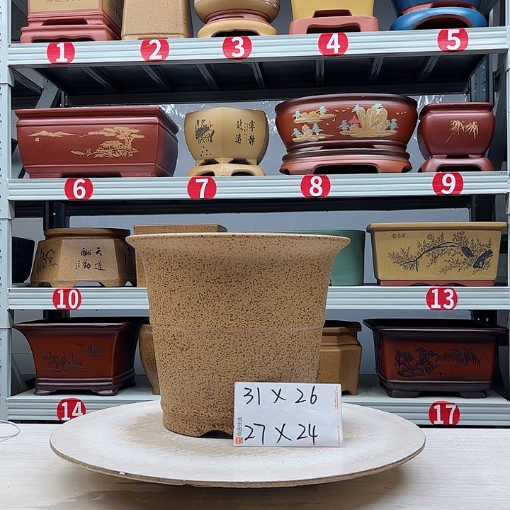 紫砂花盆紫砂花盆