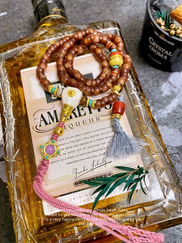 粉皮星月菩提大肠设计款