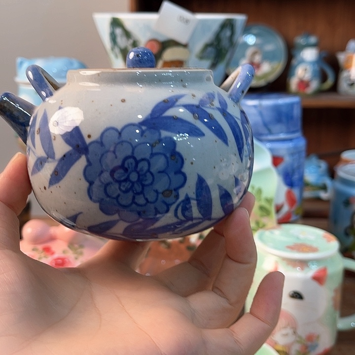 陶景德镇釉下手绘陶瓷 
