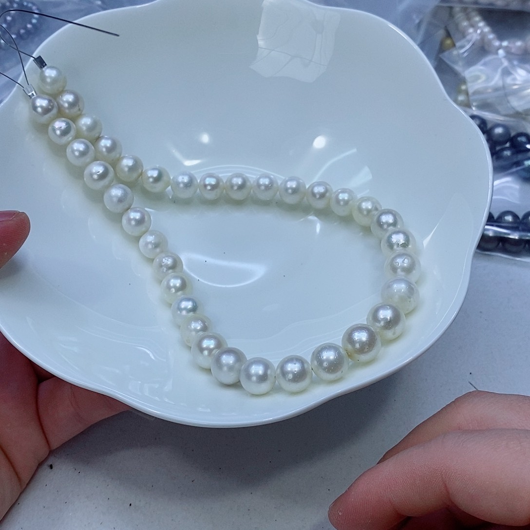 海水珍珠颈饰银S925镶嵌