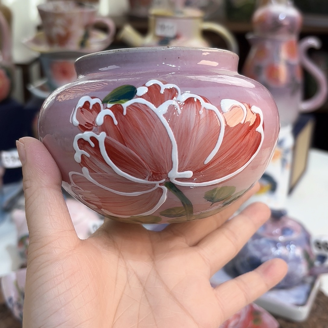 景德镇手绘高温釉下彩陶瓷茶具