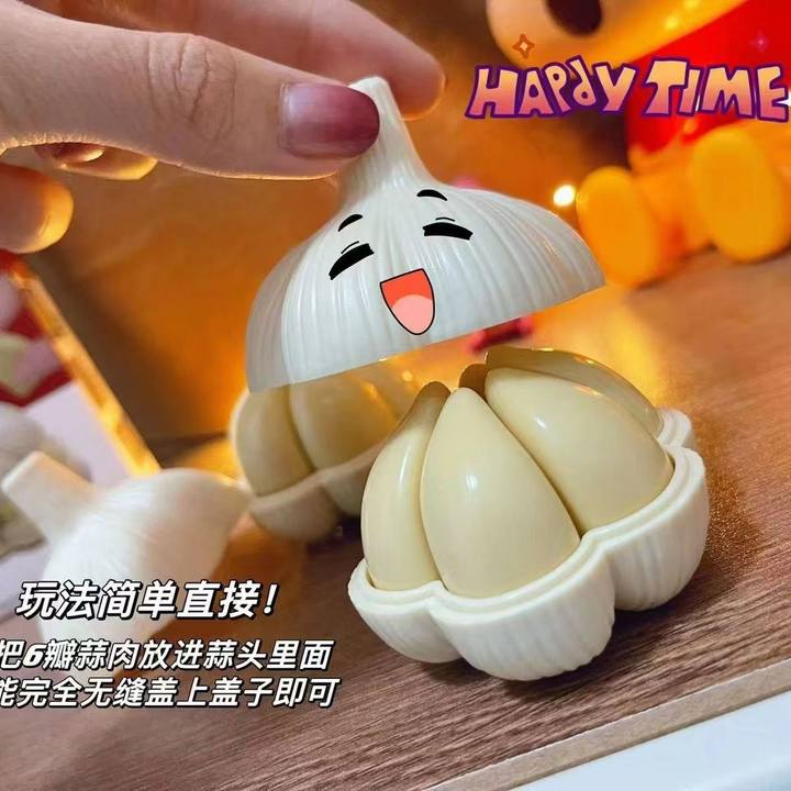 装蒜3D立体拼图大蒜趣味创意益智解剖食材拼装仿真模型摆件玩具