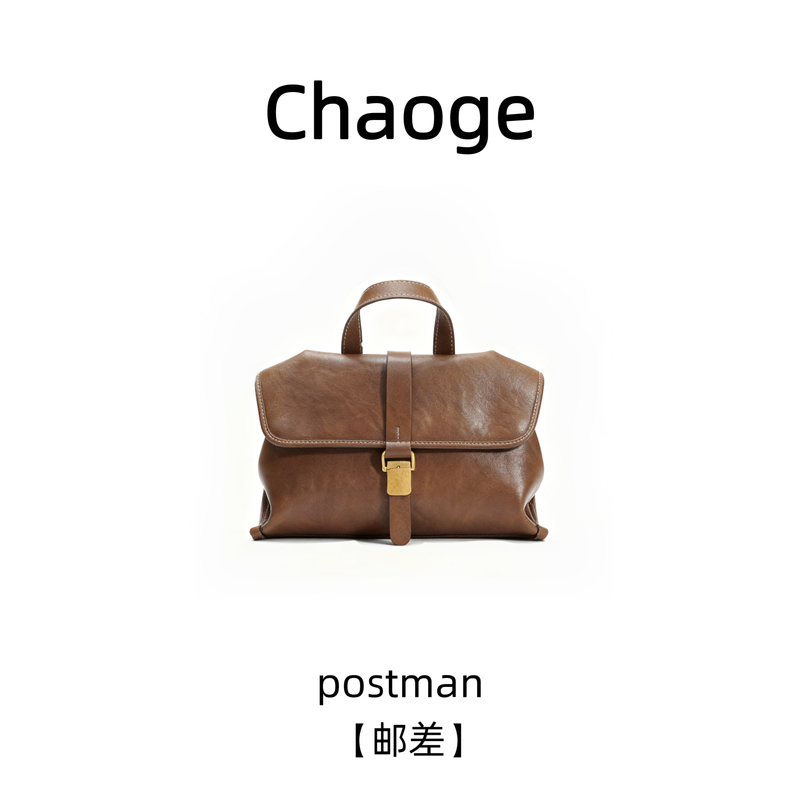 【邮差】水晶植鞣牛皮女包斜挎包