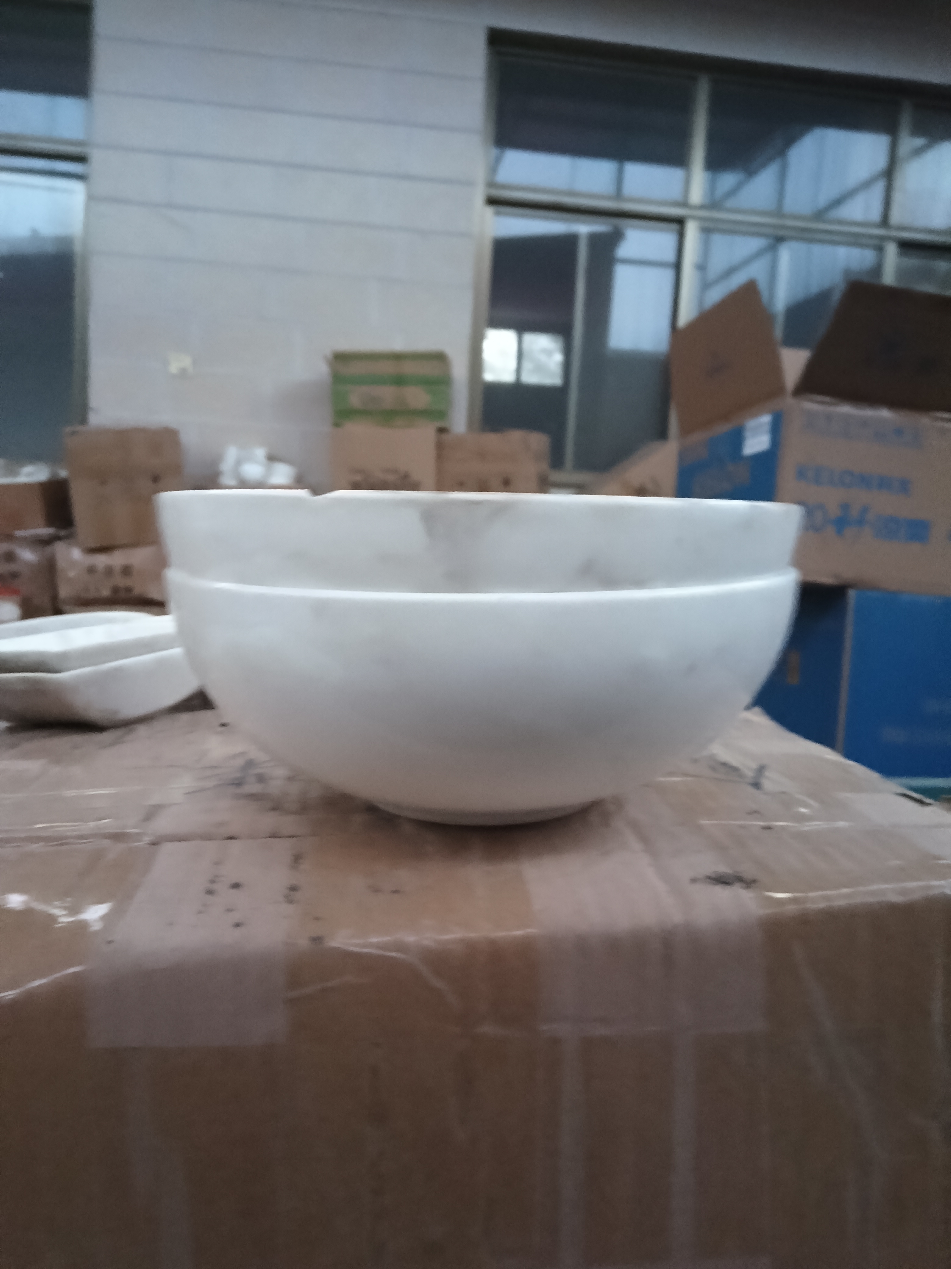 国营尾货骨瓷沙拉碗一对