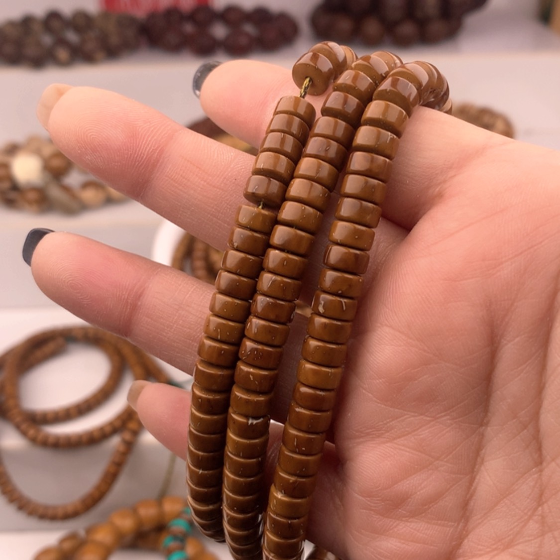 【闪购商品】紫金鼠手串实心纯肉薯片脖挂7*3.5