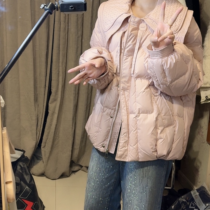 全新无暇自己备注尺码灰粉色