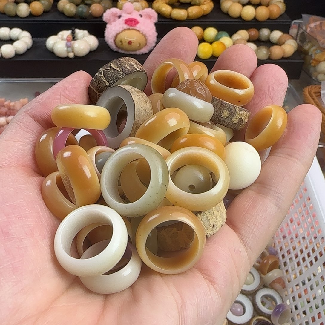 吊坠菩提根/象牙果跑环6颗