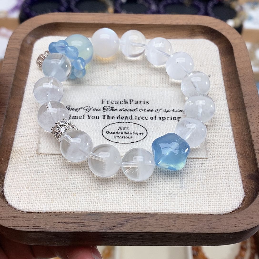 水晶手链未镶嵌?***?白幽灵