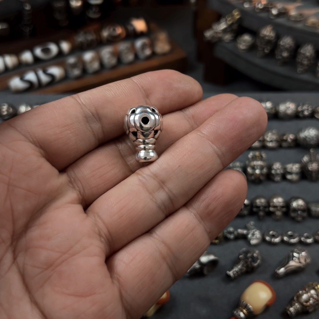 椰蒂手串橙**蓝银饰银饰