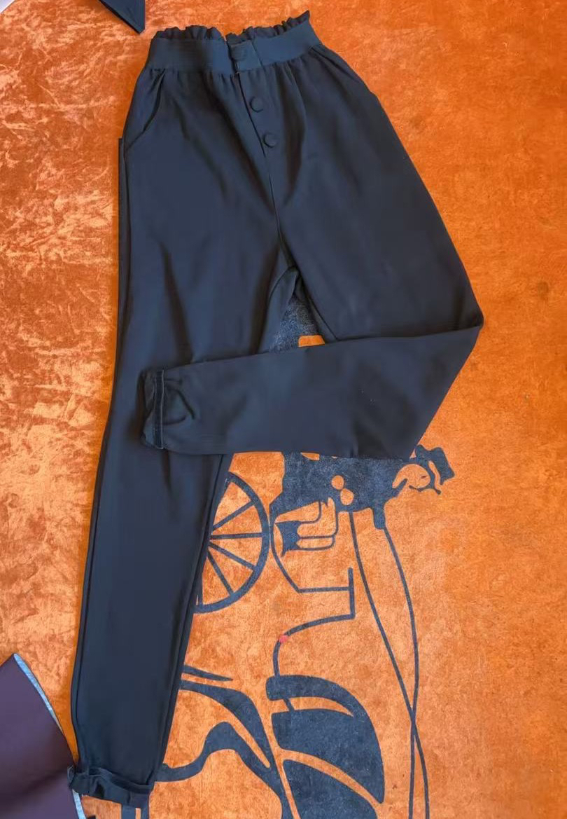 【特价不支持退换】韩版时尚松紧腰休闲裤女